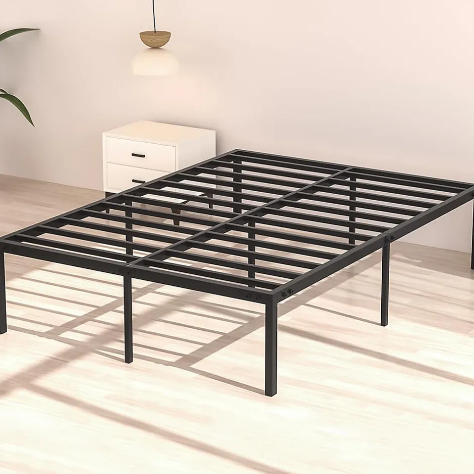 Teeno Ensemble Matelas en Mousse+ Cadre de lit en métal 160x200cm, Epaisseur du Matelas 22cm Online