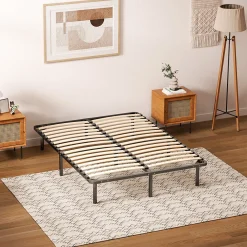 Teeno Ensemble Matelas en mousse + Sommier à Lattes 140x190cm, Epaisseur du Matelas 22cm