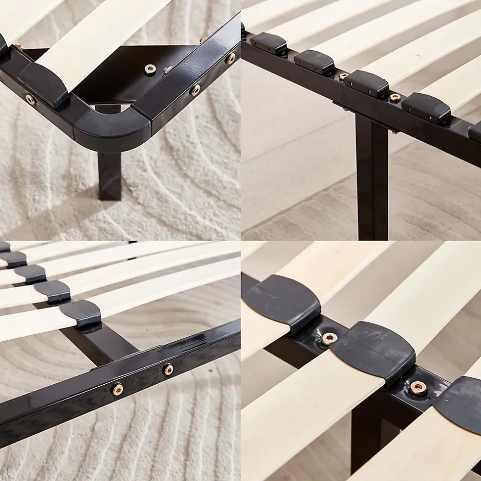 Teeno Ensemble Matelas en mousse + Sommier à Lattes 160x200cm, Epaisseur du Matelas 22cm Sale
