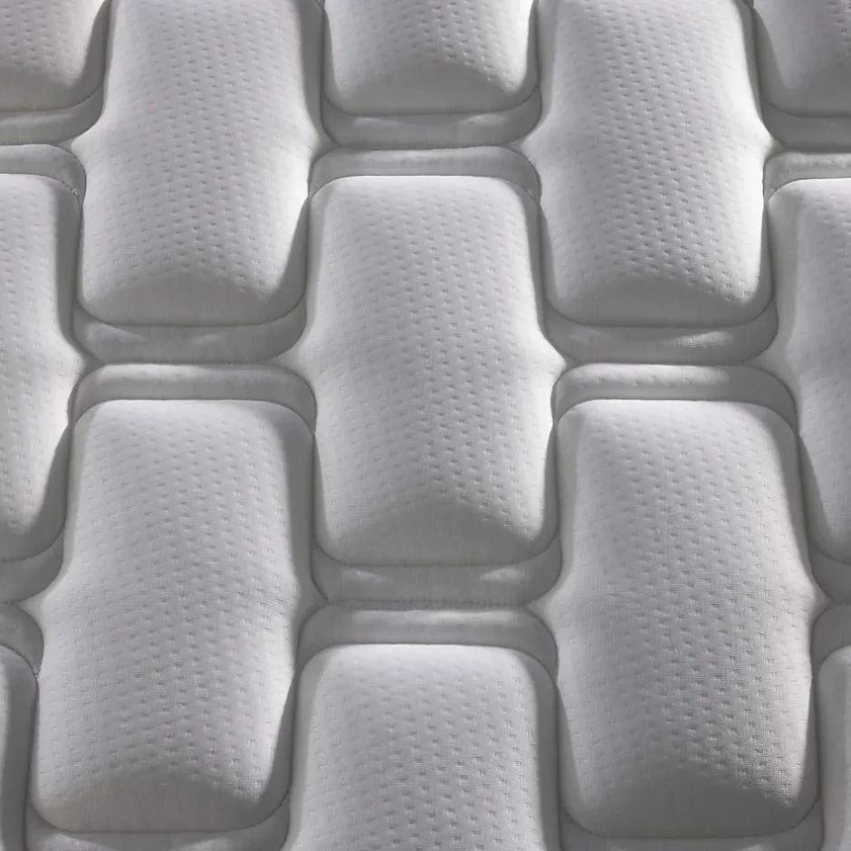 Idliterie Ensemble matelas mémoire forme sommier blanc 90x190 Hot