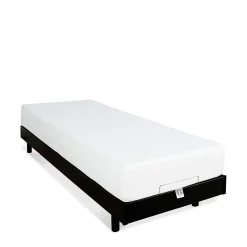 Bellecour Ensemble Matelas Mousse Accueil Mémoire de forme + Sommier électrique Flex 90x200 cm Online