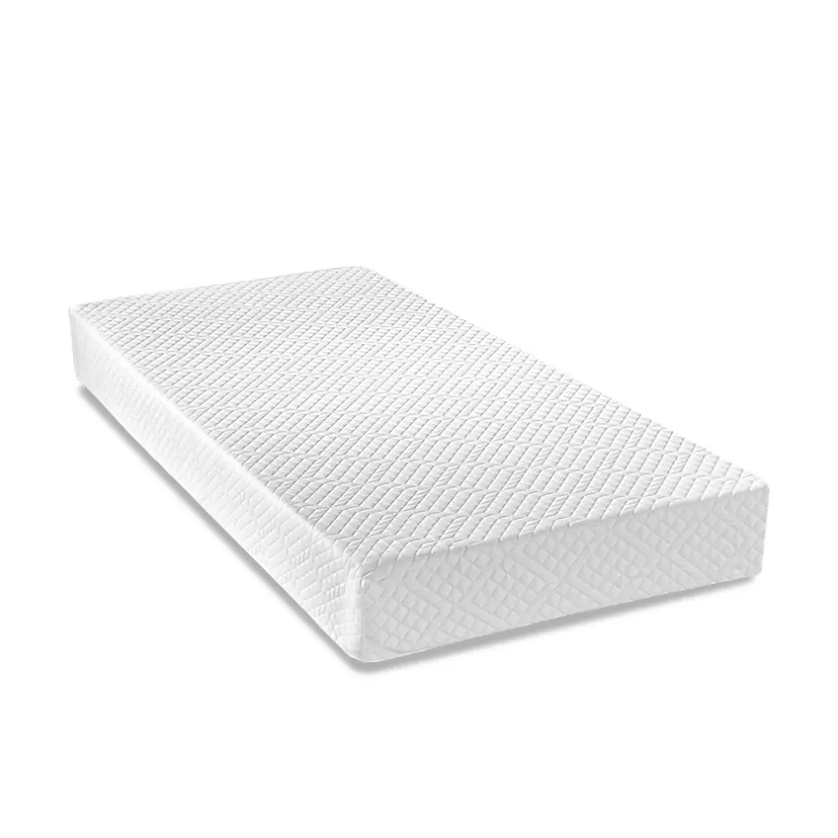 Bellecour Ensemble Matelas Mousse Accueil Mémoire de forme + Sommier électrique Flex 90x200 cm Online