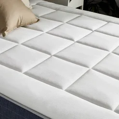 Idliterie Ensemble matelas ressort 7 zones et mémoire forme sommier 140x190 New