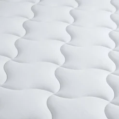 Idliterie Ensemble Matelas Ressorts + Mémoire de forme + sommier ELOISE - Made in France 140x190, Sommier - Gris chiné