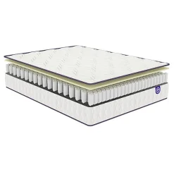 Merinos Ensemble MORNING ROUTINE + Sommier twist + Pieds 140x190 Ressorts