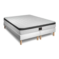 Prestige Literie Ensemble Mémoire de forme de confort Ferme avec sommier tapissier