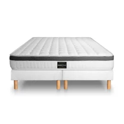 Prestige Literie Ensemble Mémoire de forme de confort Ferme avec sommier tapissier