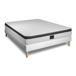 Prestige Literie Ensemble Mémoire de forme de confort Ferme avec sommier kit