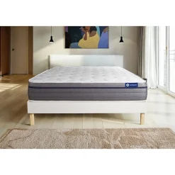 Actisom Ensemble Mémoire de forme de confort Equilibré avec sommier kit Outlet