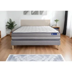 Actisom Ensemble Mémoire de forme de confort Ferme avec sommier kit