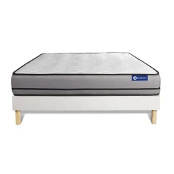 Actisom Ensemble Mémoire de forme de confort Très ferme avec sommier kit