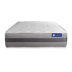 Actisom Ensemble Mémoire de forme de confort Mi-ferme avec sommier kit