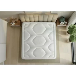 Marmottes & Co Ensemble Mémoire de forme de confort Ferme avec sommier tapissier Discount