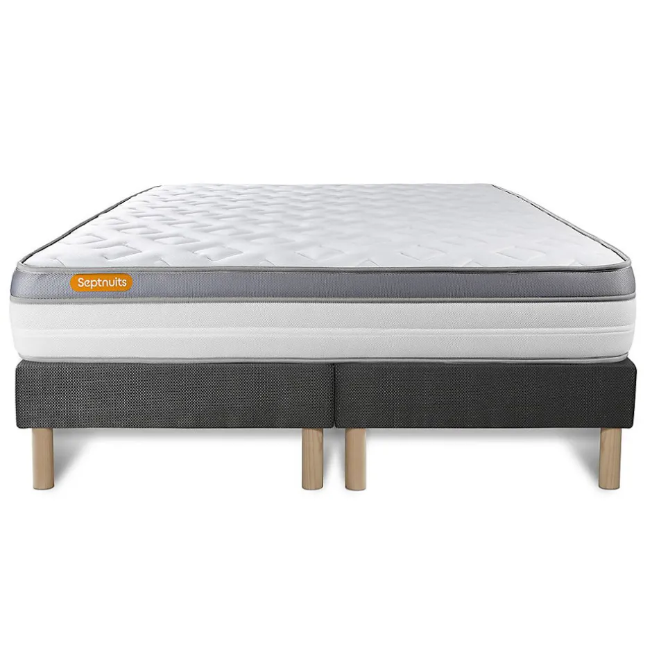 Sept Nuits Ensemble Mémoire de forme de confort Ferme avec sommier tapissier Clearance
