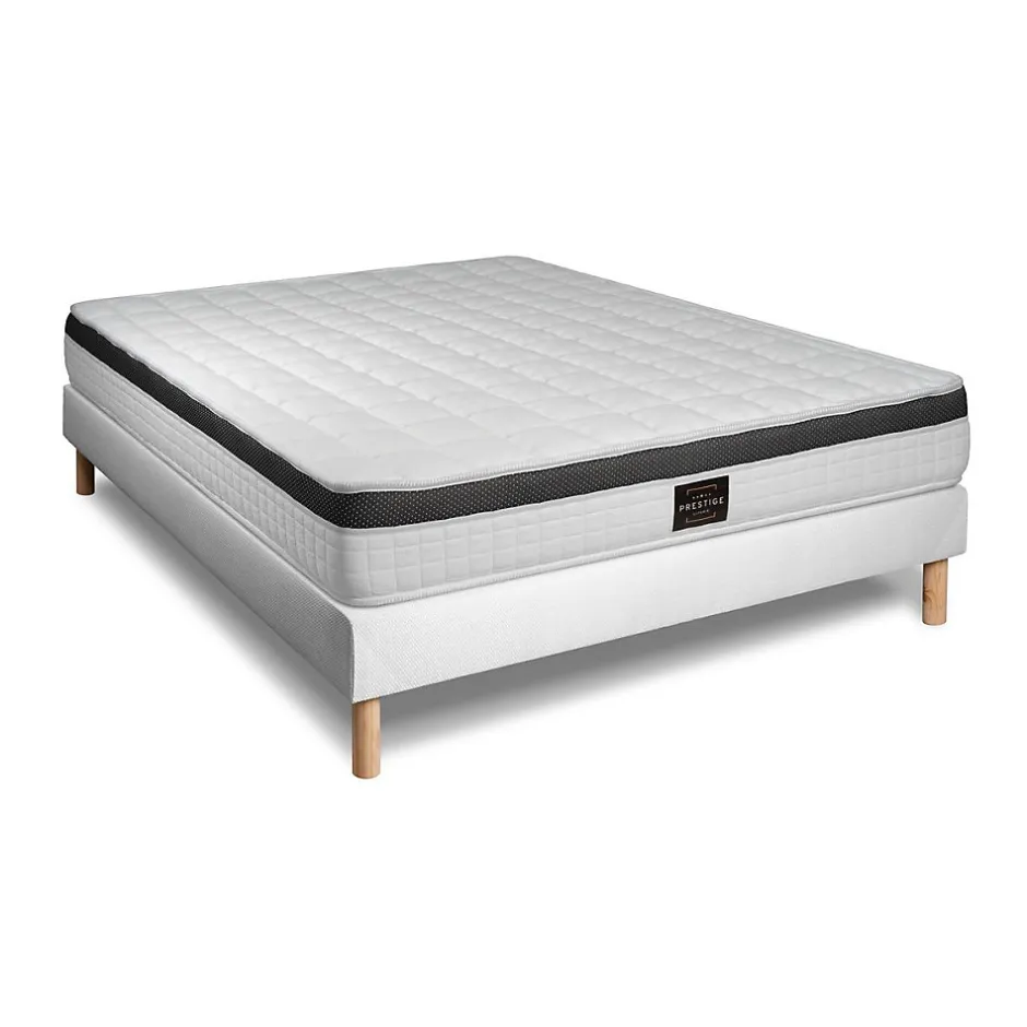 Prestige Literie Ensemble Mémoire de forme de confort Ferme avec sommier kit