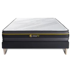 Sleepfit Ensemble Mémoire de forme de confort Ferme avec sommier kit Hot
