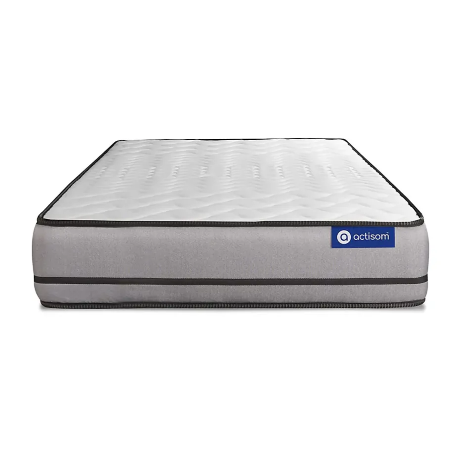 Actisom Ensemble Mémoire de forme de confort Très ferme avec sommier kit Best