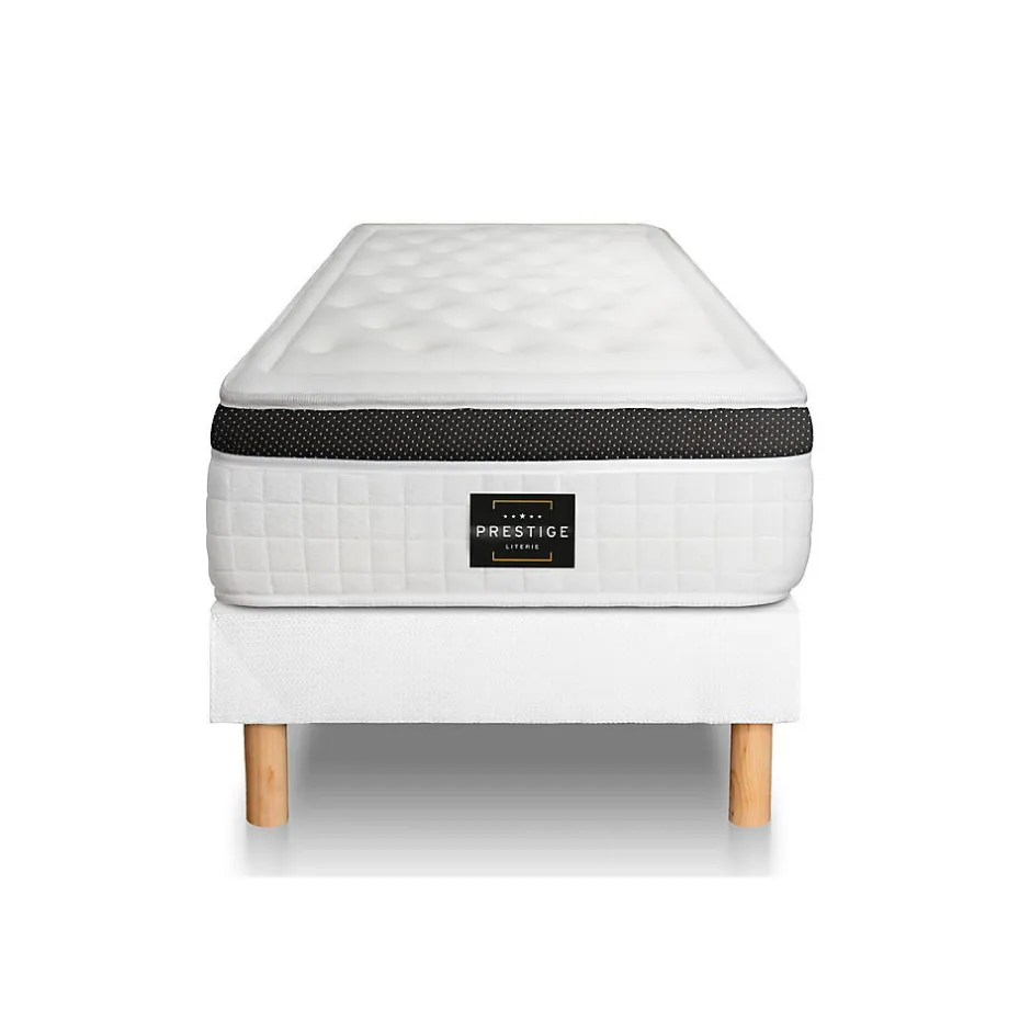 Prestige Literie Ensemble Mémoire de forme de confort Equilibré avec sommier kit Outlet