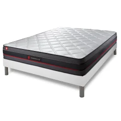 Somness Ensemble Mémoire de forme de confort Ferme avec sommier kit New
