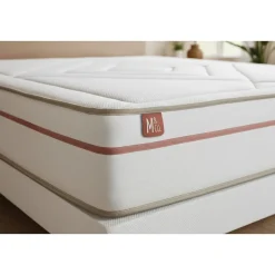Marmottes & Co Ensemble Mémoire de forme de confort Equilibré avec sommier tapissier Outlet