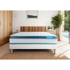 Bodycare Ensemble Mémoire de forme de confort Ferme avec sommier kit