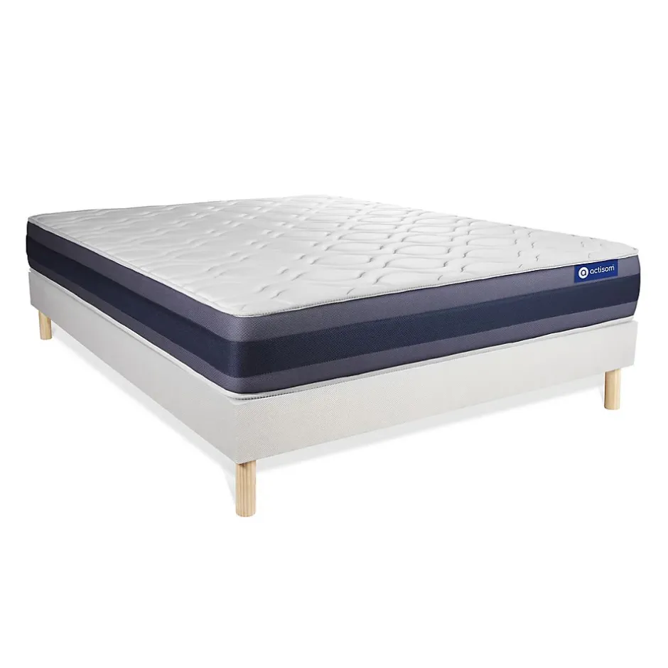 Actisom Ensemble Mémoire de forme de confort Equilibré avec sommier kit Online