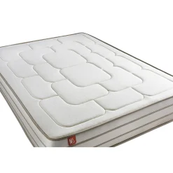 Marmottes & Co Ensemble Mémoire de forme de confort Equilibré avec sommier tapissier Discount