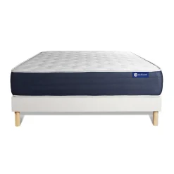 Actisom Ensemble Mémoire de forme de confort Equilibré avec sommier kit Discount
