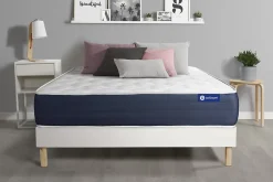 Actisom Ensemble Mémoire de forme de confort Equilibré avec sommier kit Discount
