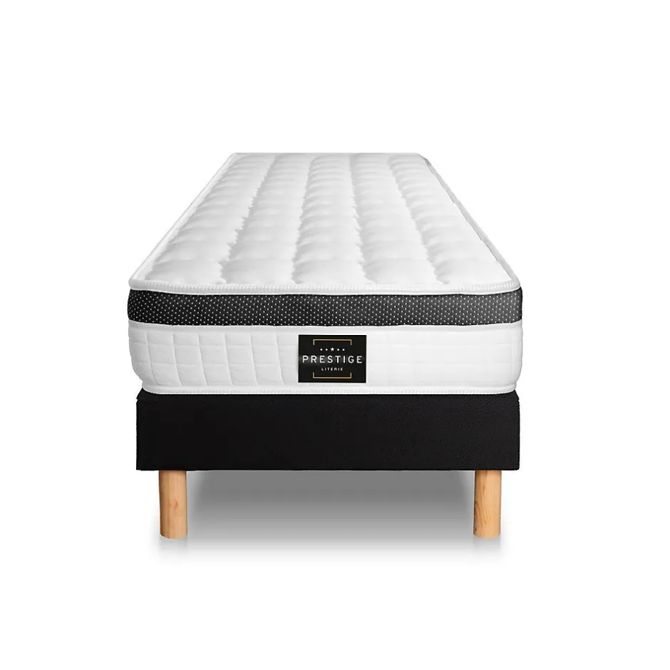 Prestige Literie Ensemble Mémoire de forme de confort Ferme avec sommier tapissier Best