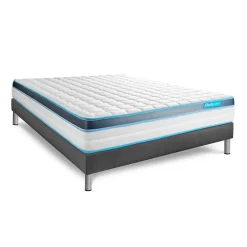 Bodycare Ensemble Mémoire de forme de confort Ferme avec sommier tapissier