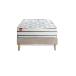 Marmottes & Co Ensemble Mémoire de forme de confort Très ferme avec sommier tapissier Clearance