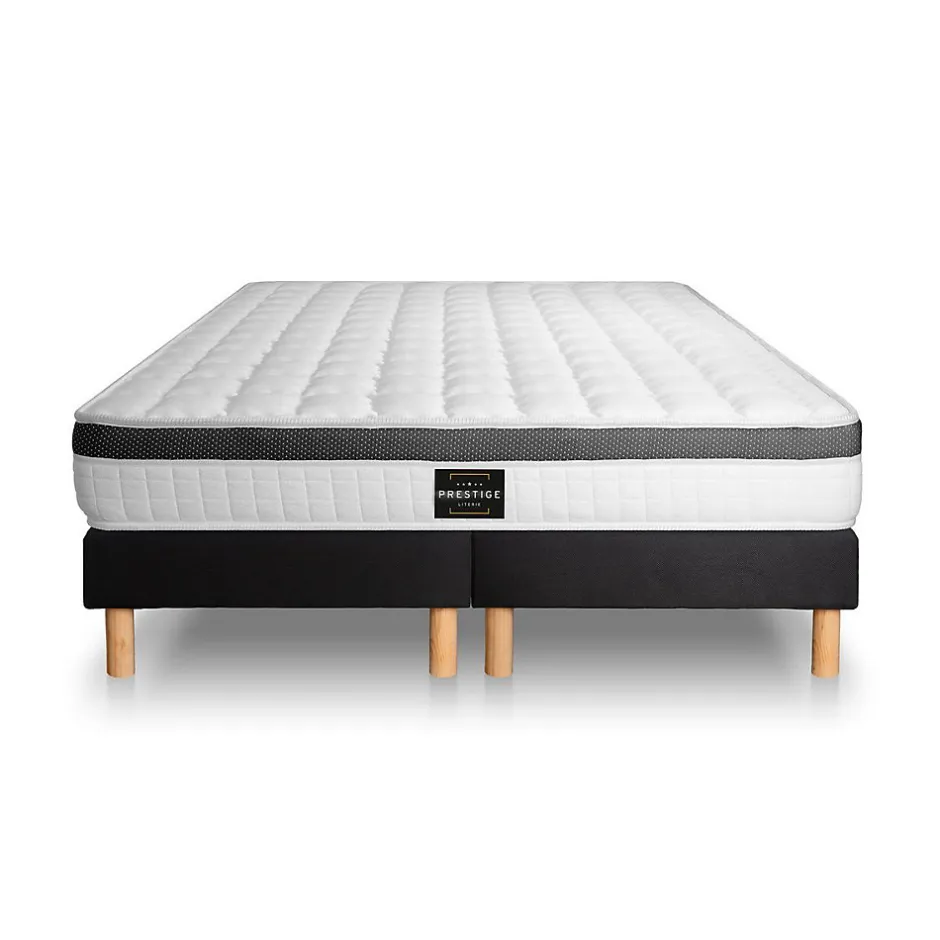 Prestige Literie Ensemble Mémoire de forme de confort Ferme avec sommier tapissier Online