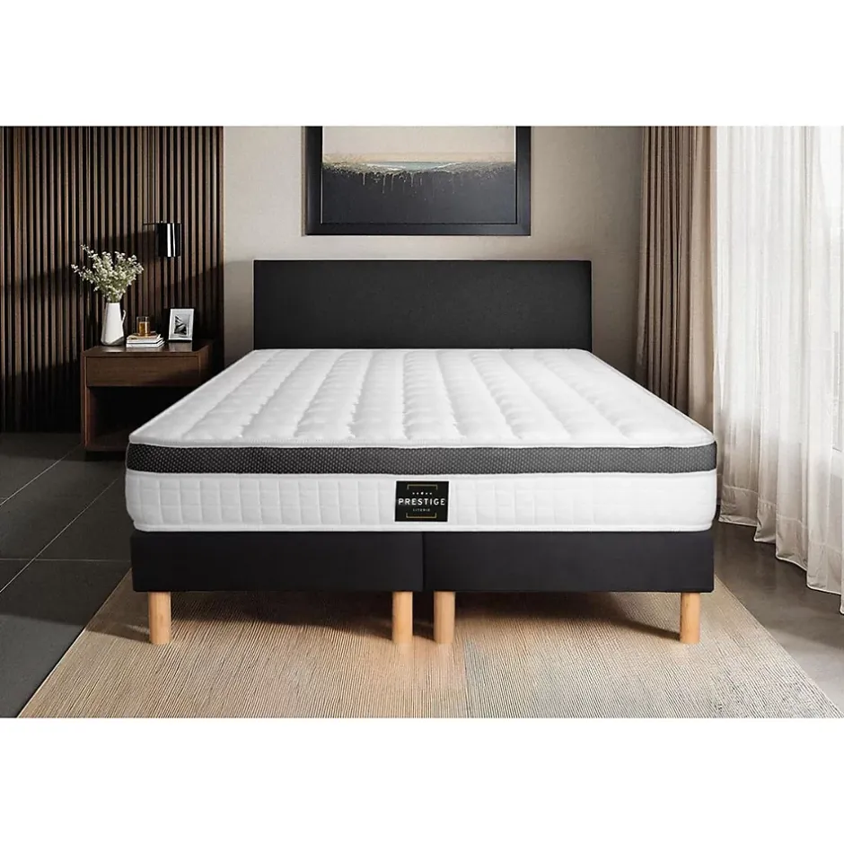 Prestige Literie Ensemble Mémoire de forme de confort Ferme avec sommier tapissier Online