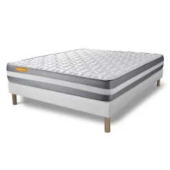 Sept Nuits Ensemble Mémoire de forme de confort Ferme avec sommier tapissier Best
