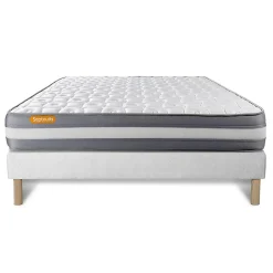 Sept Nuits Ensemble Mémoire de forme de confort Ferme avec sommier tapissier Best
