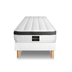 Prestige Literie Ensemble Mémoire de forme de confort Ferme avec sommier kit
