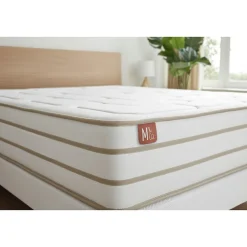 Marmottes & Co Ensemble Mémoire de forme de confort Equilibré avec sommier tapissier