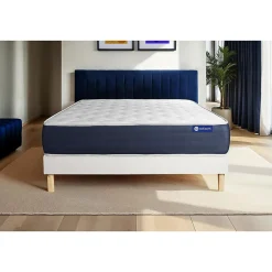 Actisom Ensemble Mémoire de forme de confort Equilibré avec sommier kit