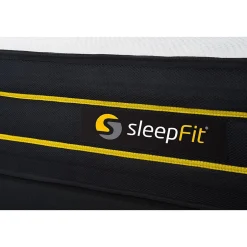 Sleepfit Ensemble Mémoire de forme et micro ressorts ensachés de confort Equilibré avec sommier tapissier