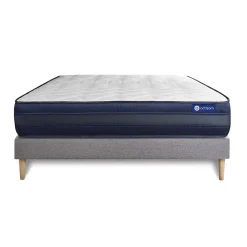 Actisom Ensemble Mémoire de forme de confort Très ferme avec sommier kit Discount