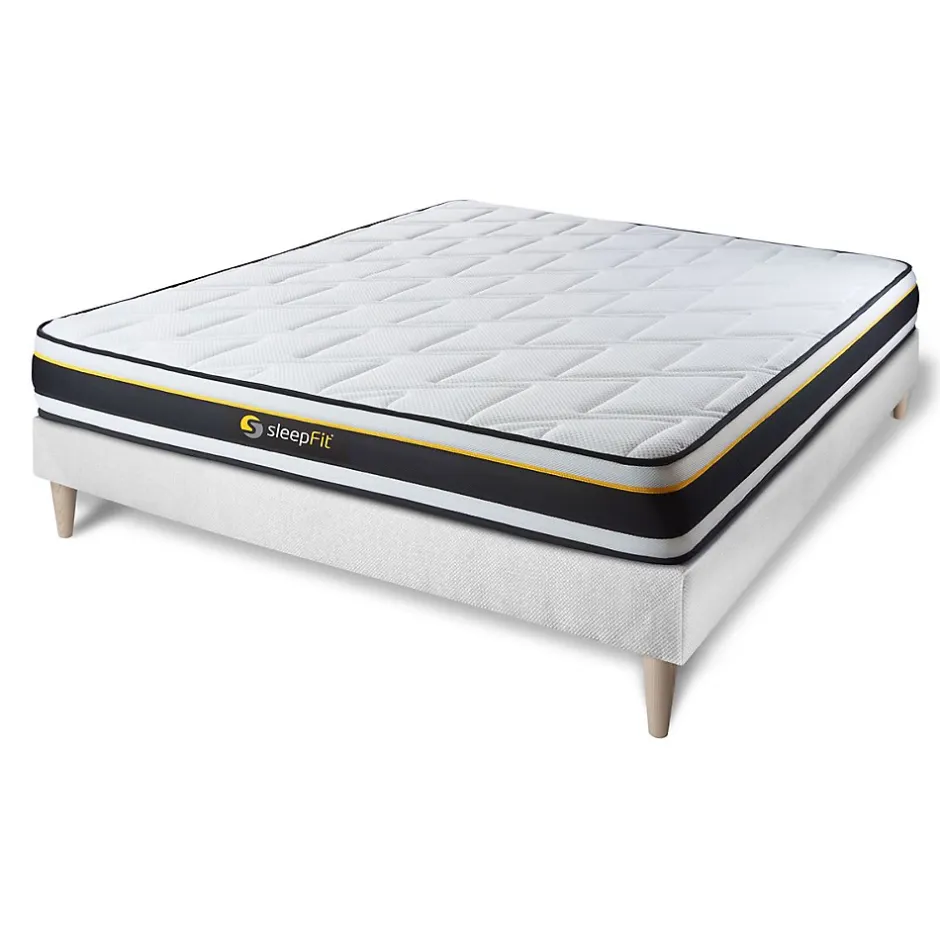 Sleepfit Ensemble Mousse de confort Très ferme avec sommier tapissier Outlet