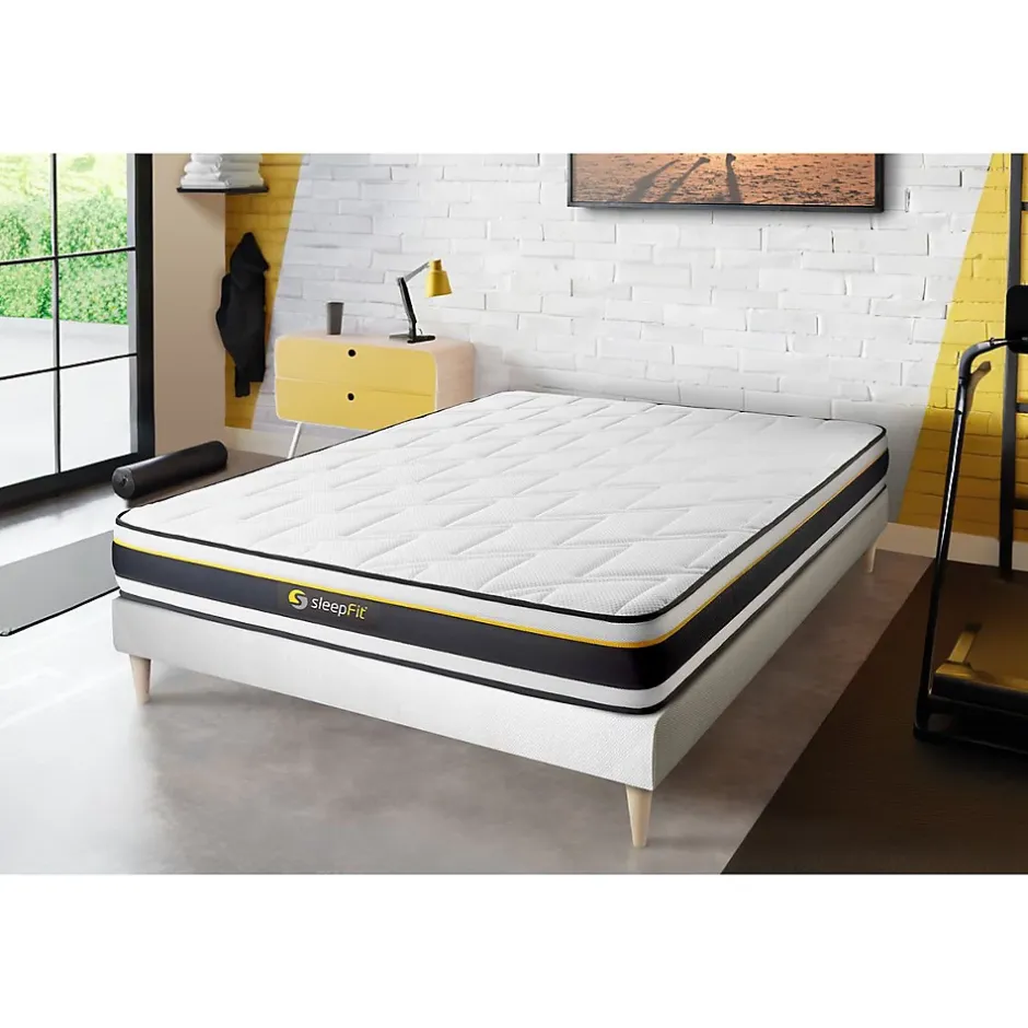 Sleepfit Ensemble Mousse de confort Très ferme avec sommier kit Hot