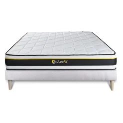 Sleepfit Ensemble Mousse de confort Très ferme avec sommier kit Hot