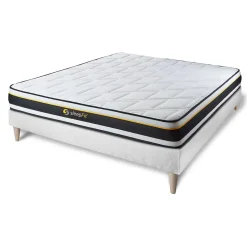 Sleepfit Ensemble Mousse de confort Très ferme avec sommier kit Hot
