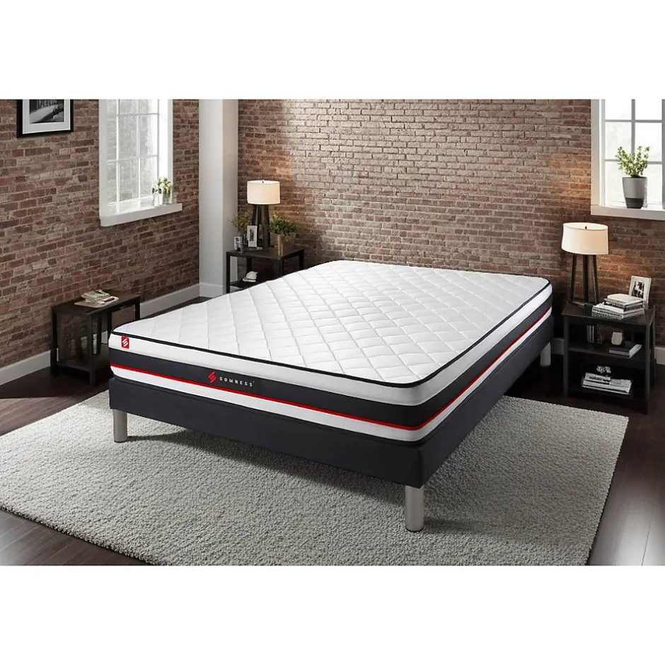 Somness Ensemble Mousse de confort Très ferme avec sommier tapissier