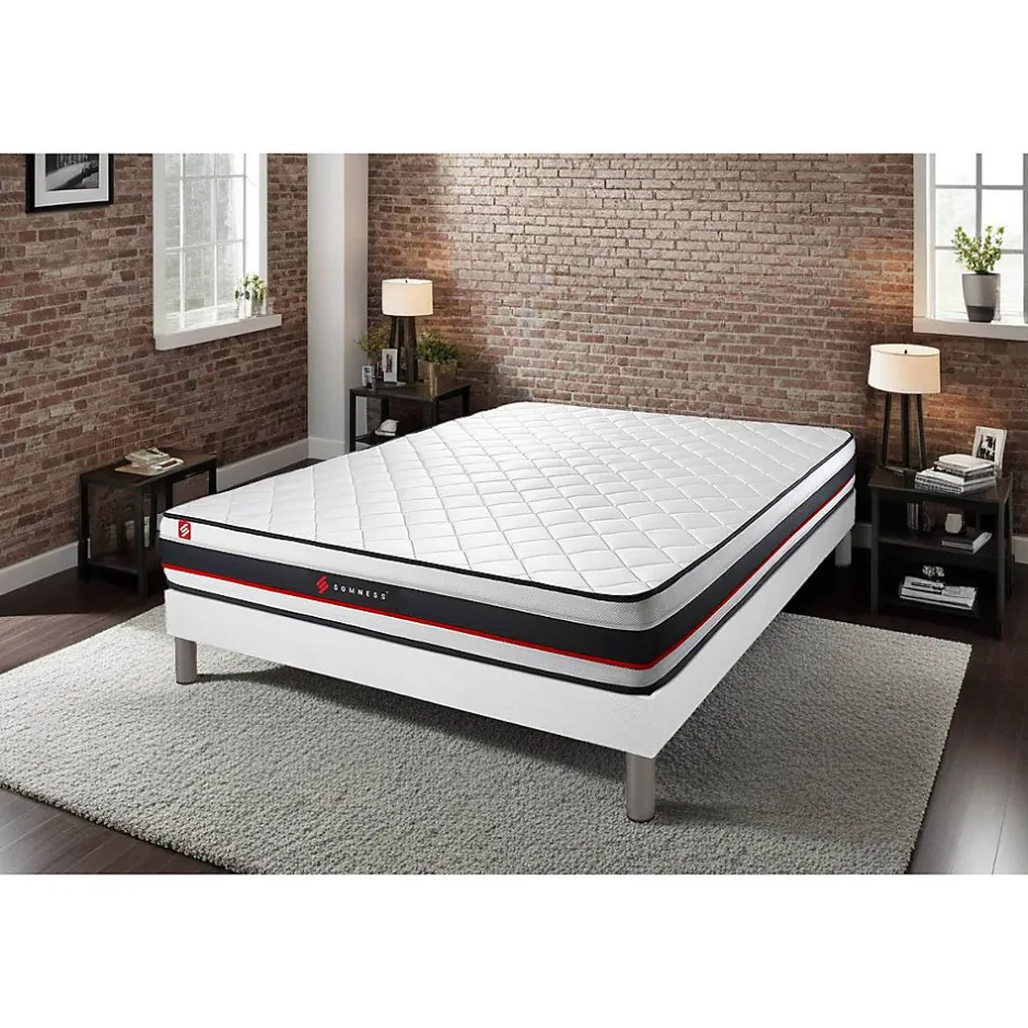 Somness Ensemble Mousse de confort Très ferme avec sommier tapissier