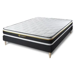 Sleepfit Ensemble Mousse de confort Très ferme avec sommier kit