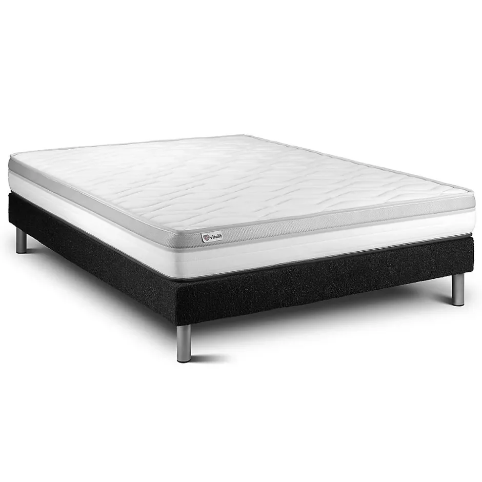 Vitalit Ensemble Mousse de confort Ferme avec sommier kit Discount