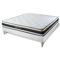 Sleepfit Ensemble Mousse de confort Très ferme avec sommier kit
